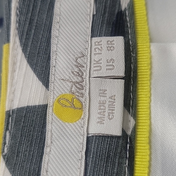 Boden  Yellow and Green Lemon Print A line Skirt Size 8R - Picture 9 of 10